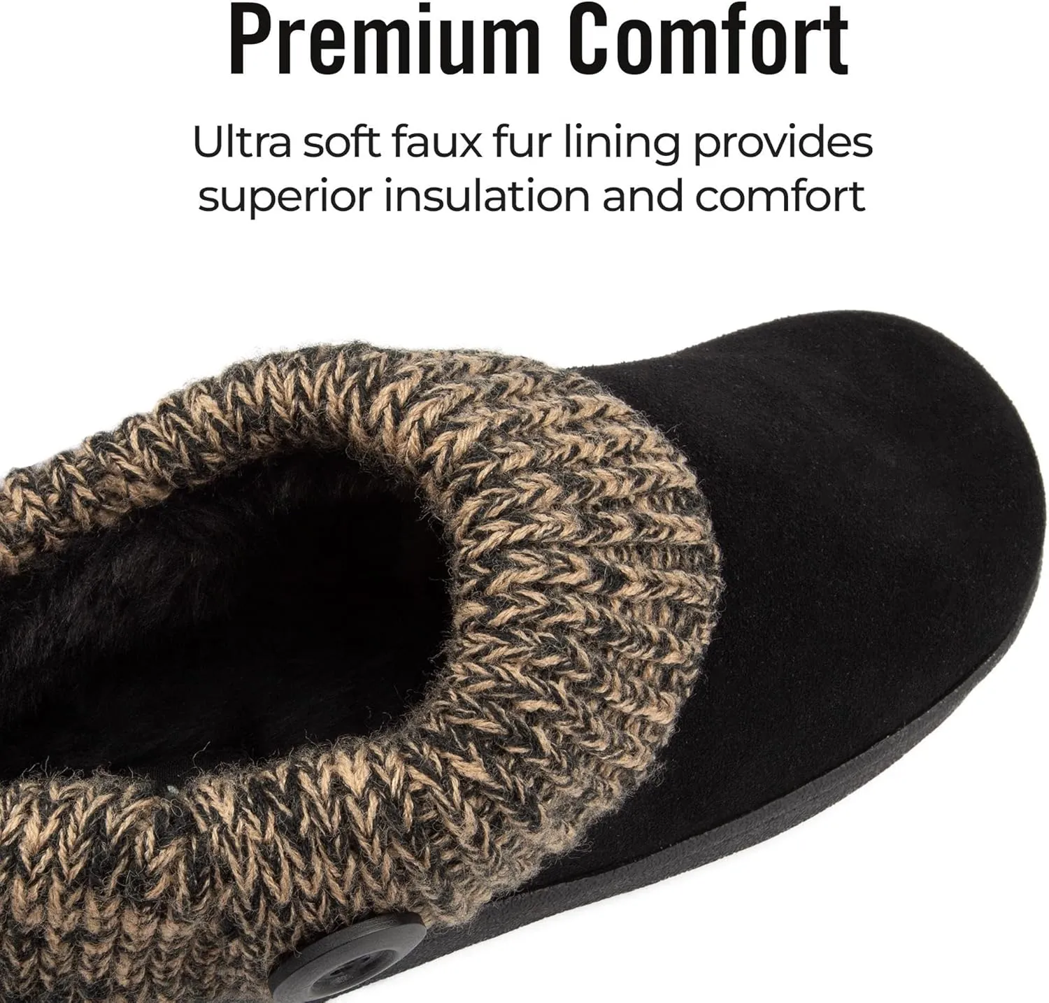 Clarks Women's Knit Scuff Slipper