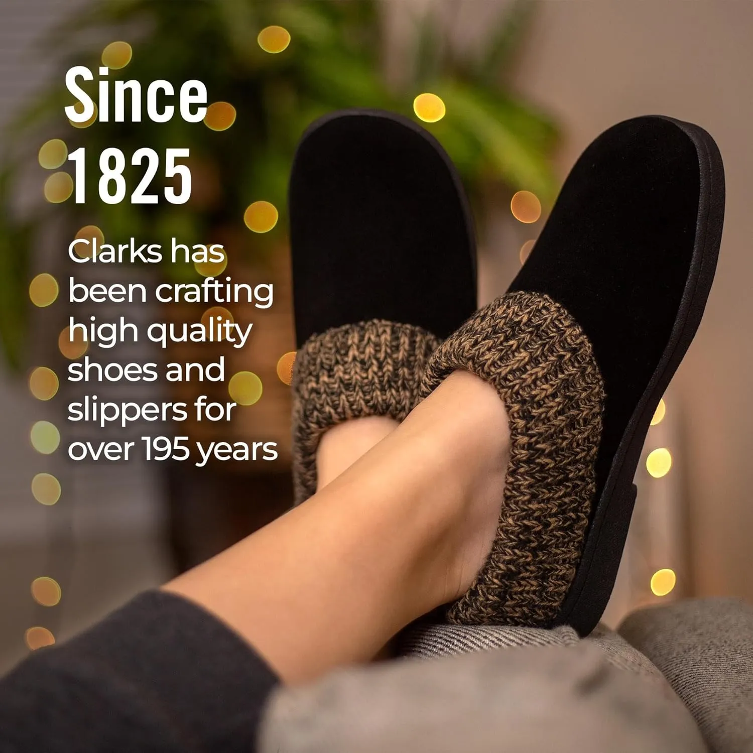 Clarks Women's Knit Scuff Slipper