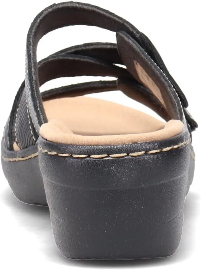 Clarks Women's Merliah Karli Sandal, Black, 7