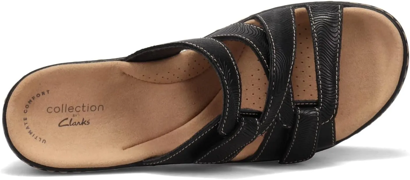 Clarks Women's Merliah Karli Sandal, Black, 7