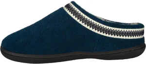 Clarks Womens Wool Felt Clog Slippers JMH1319T - Warm Cozy Plush Faux Fur Lined - Indoor Outdoor House Slipper for Women