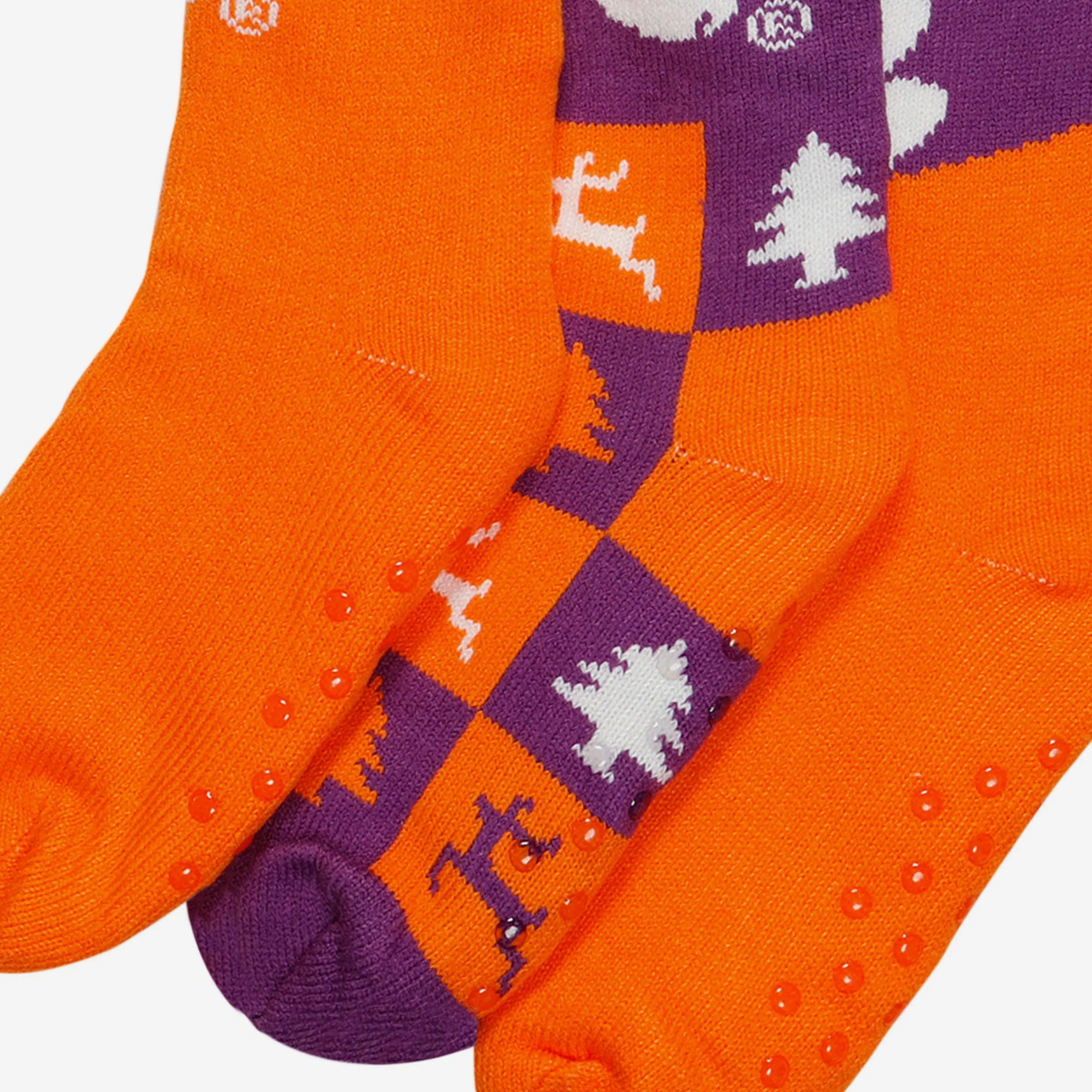 Clemson Tigers Womens Fan Footy 3 Pack Slipper Socks