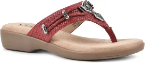 CLIFFS BY WHITE MOUNTAIN Women's Bailee Cushioned Flip Flop Sandal