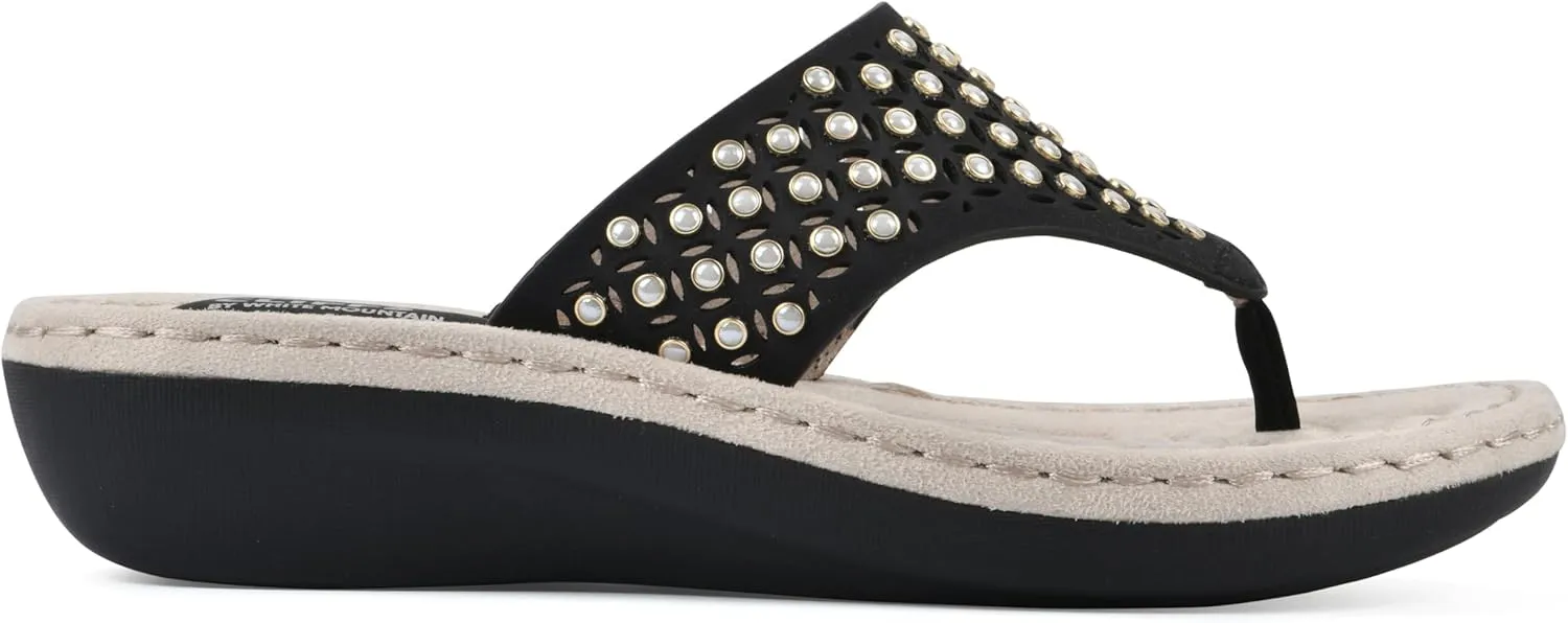 CLIFFS BY WHITE MOUNTAIN Women's Camila Flip-Flop
