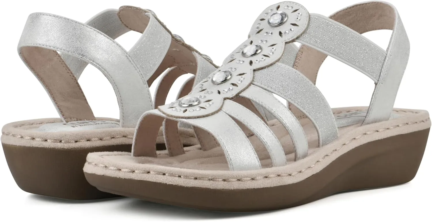 CLIFFS BY WHITE MOUNTAIN Women's Camryn Wedge Sandal