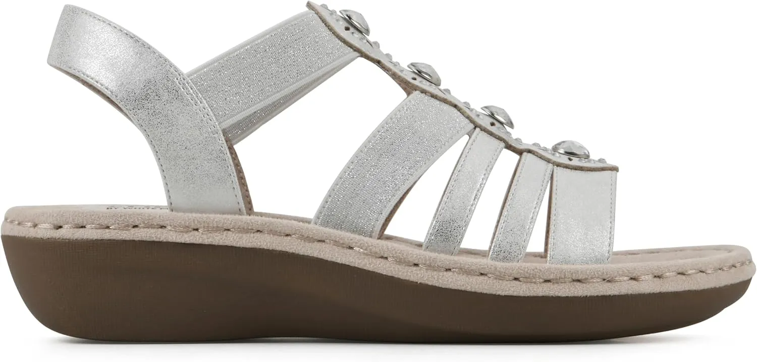 CLIFFS BY WHITE MOUNTAIN Women's Camryn Wedge Sandal