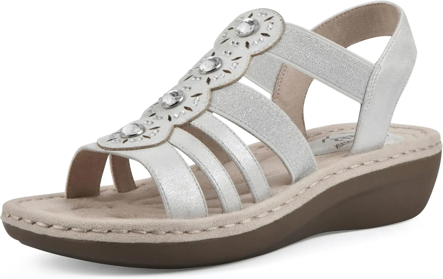 CLIFFS BY WHITE MOUNTAIN Women's Camryn Wedge Sandal
