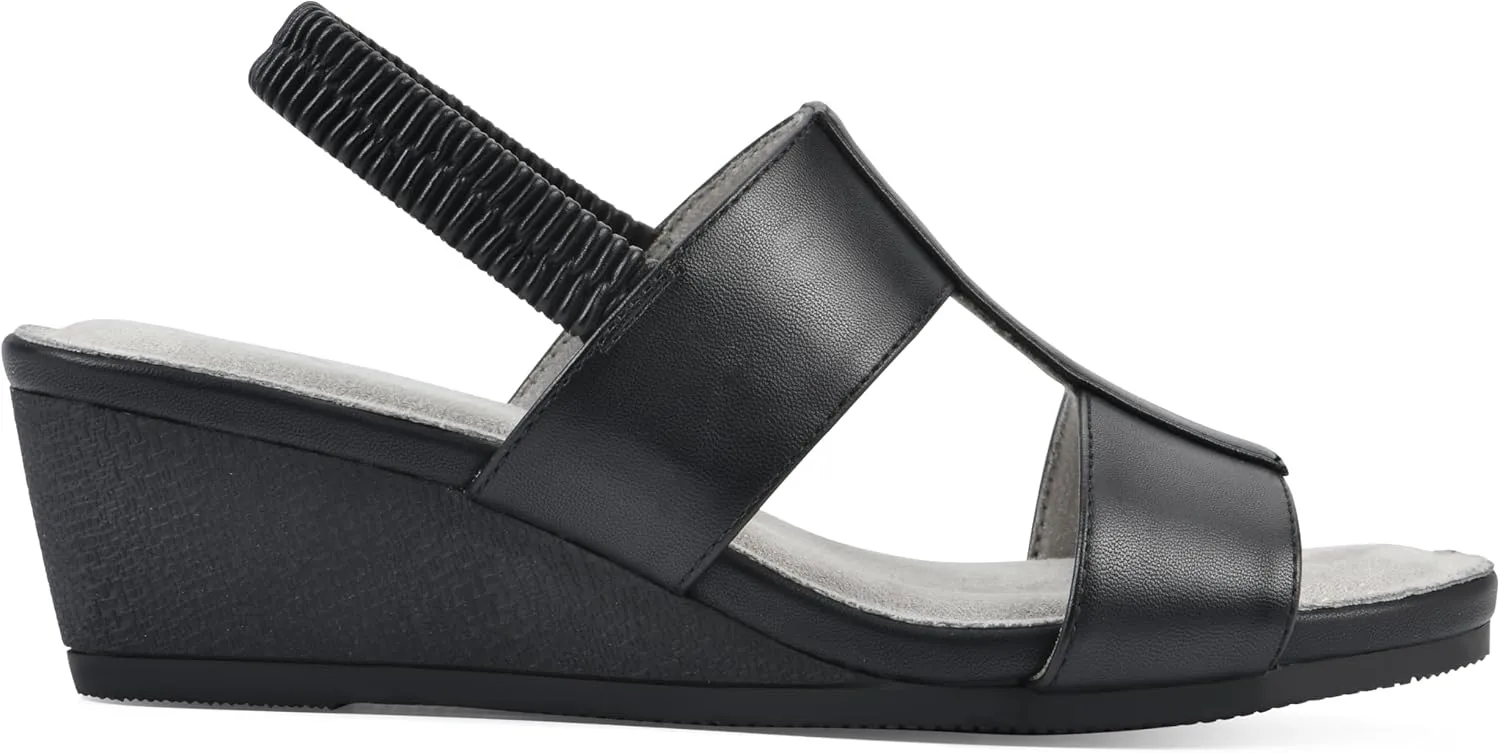 CLIFFS BY WHITE MOUNTAIN Women's Candea Wedge Sandal