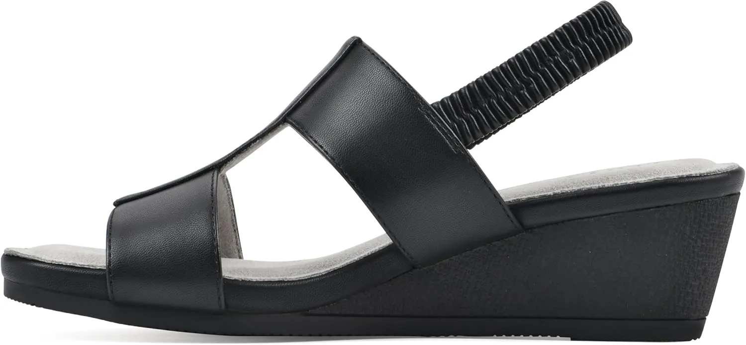 CLIFFS BY WHITE MOUNTAIN Women's Candea Wedge Sandal