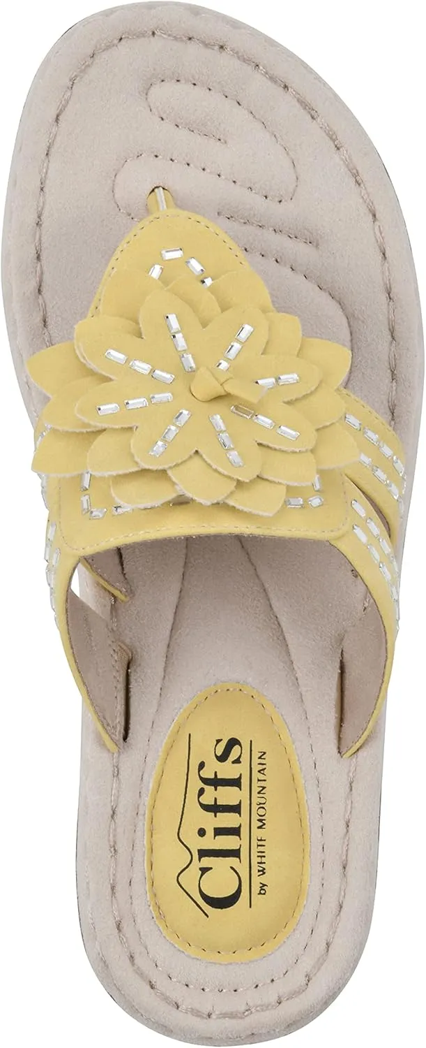 CLIFFS BY WHITE MOUNTAIN Women's Cupcake II Wedge Sandal