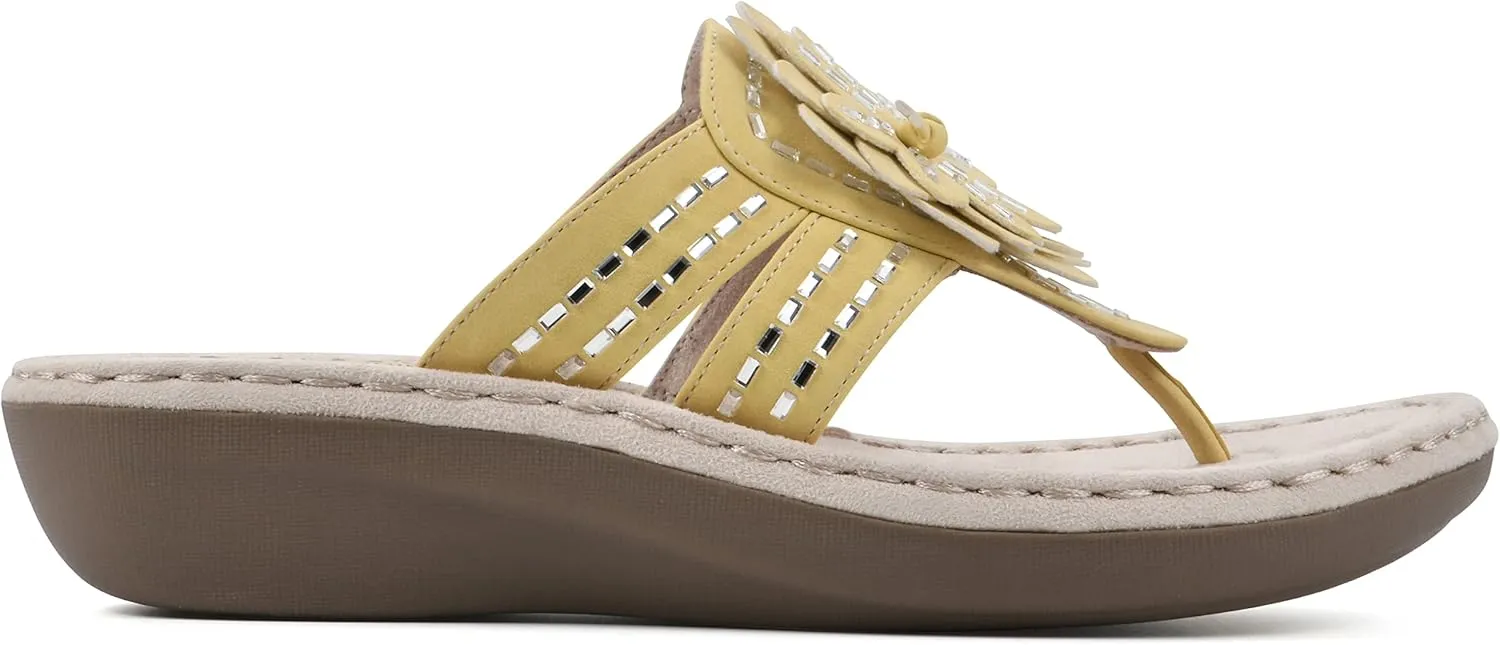 CLIFFS BY WHITE MOUNTAIN Women's Cupcake II Wedge Sandal