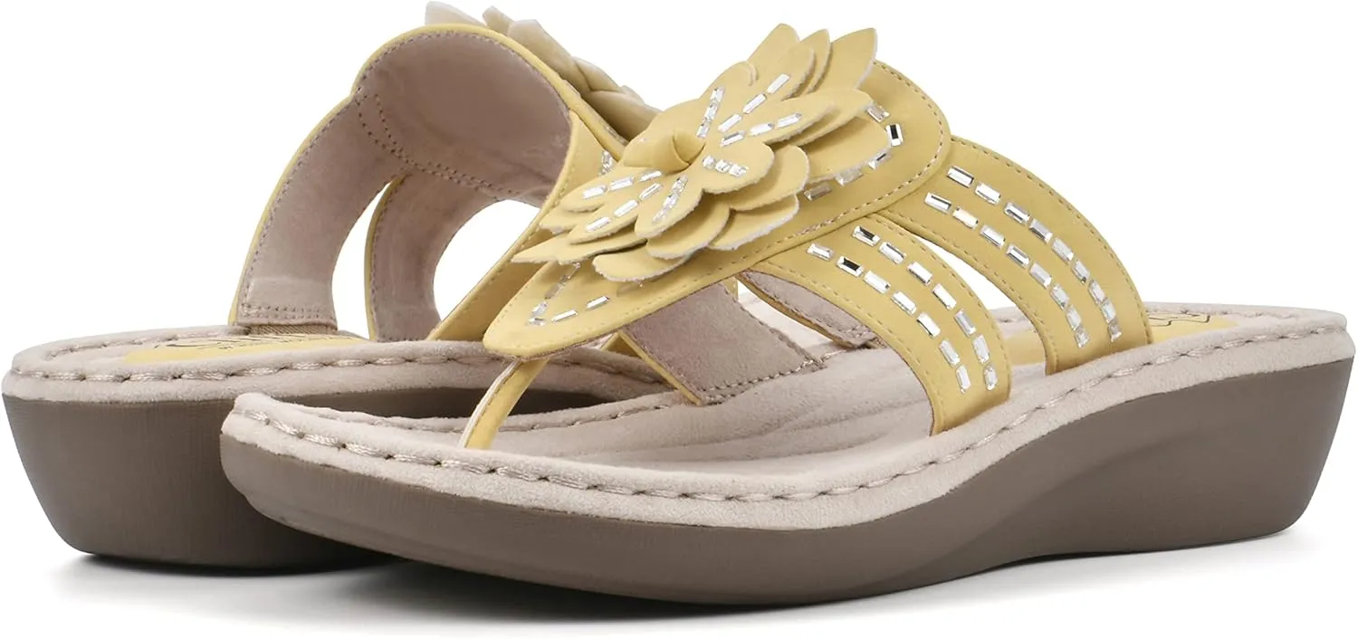 CLIFFS BY WHITE MOUNTAIN Women's Cupcake II Wedge Sandal