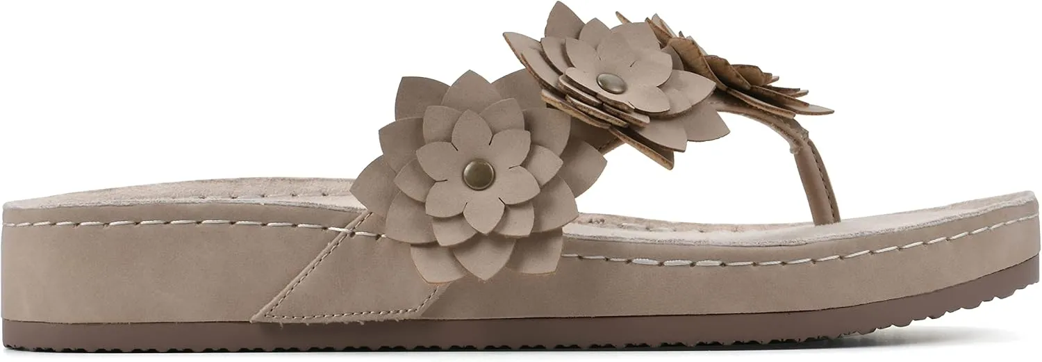 CLIFFS BY WHITE MOUNTAIN Women's Hot Spot Flip-Flop Sandal
