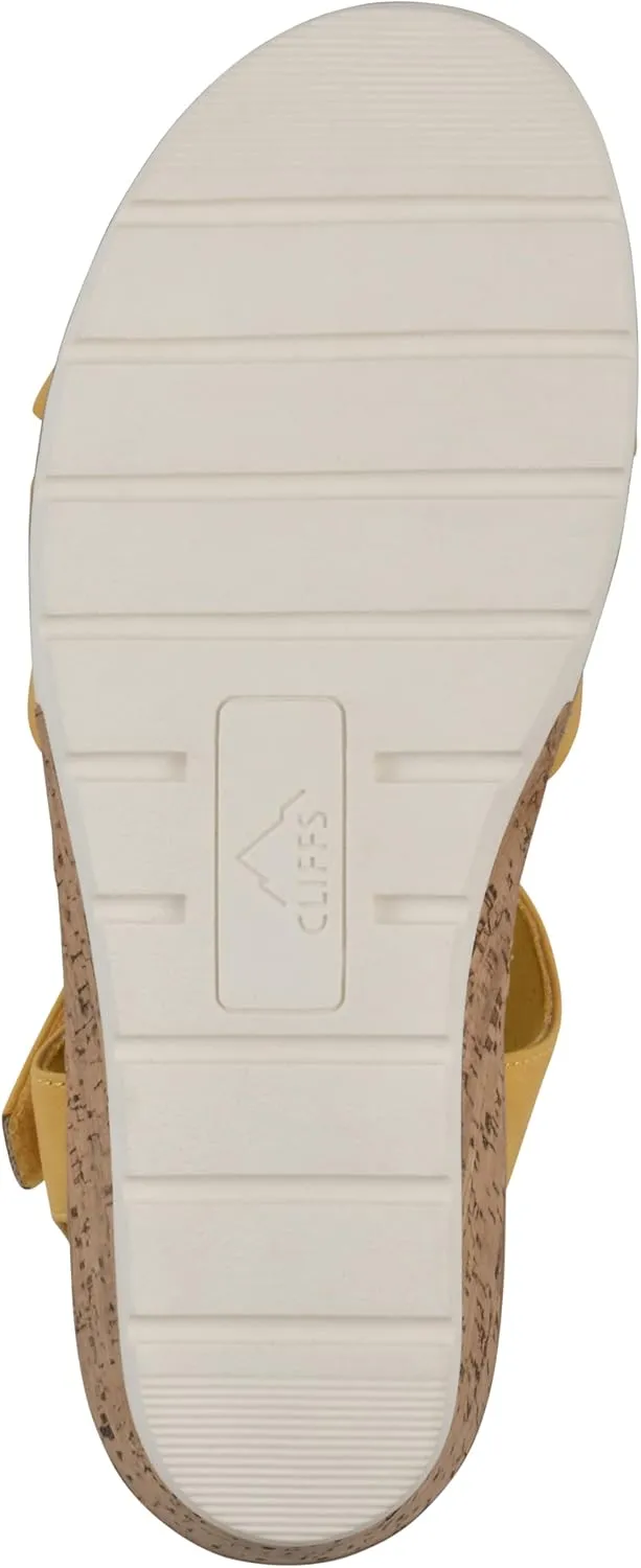 CLIFFS BY WHITE MOUNTAIN Women's Tinna Cork Wedge Sandal