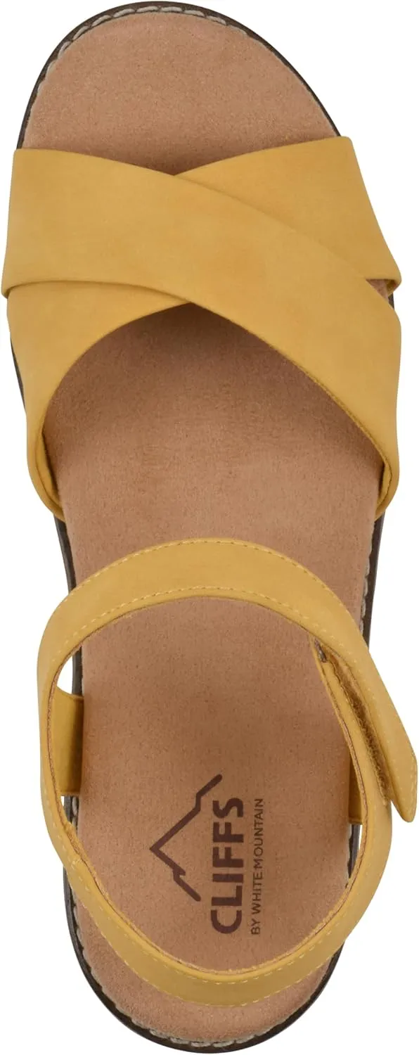 CLIFFS BY WHITE MOUNTAIN Women's Tinna Cork Wedge Sandal