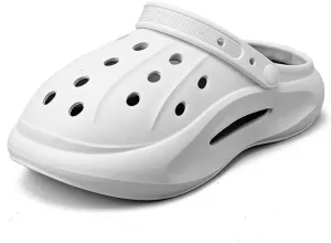 Clogs Garden Shoes for Men Women Lightweight Breathable Casual Slip-On Footwear with Adjustable Strap Outdoor Sandals Beach Shoes Non-Slip Comfort Slippers