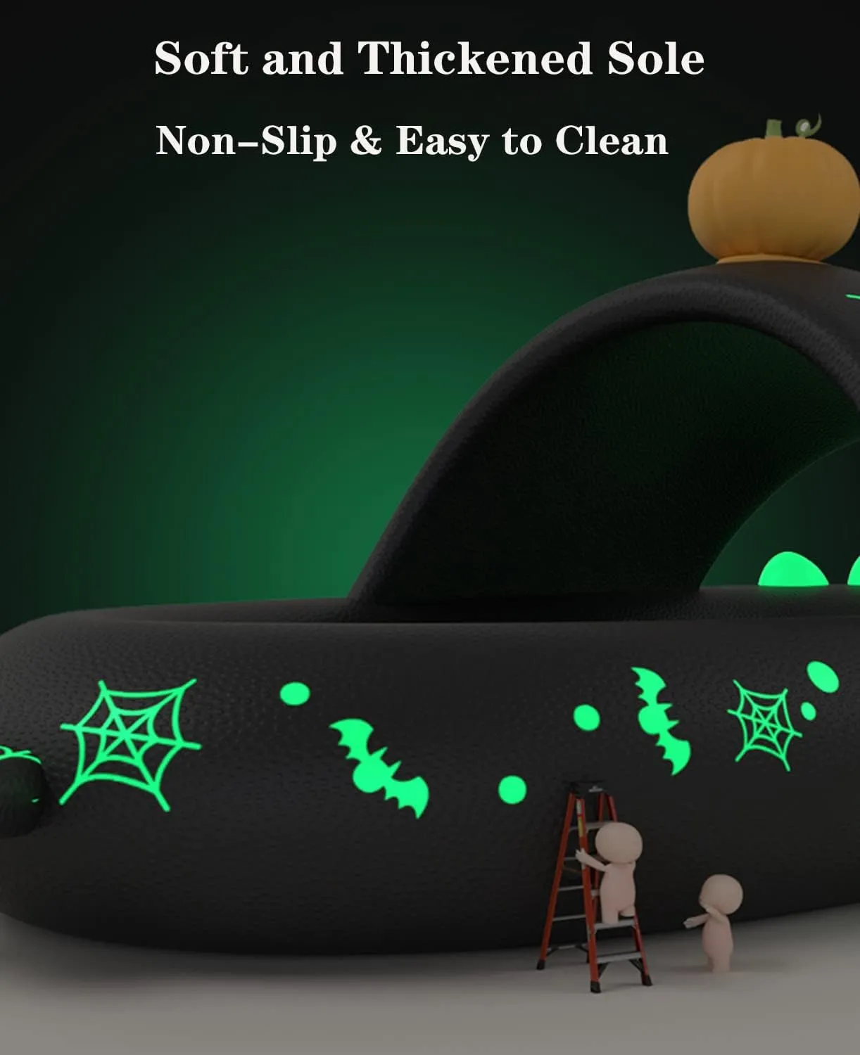 Cloud Shark Slides Galaxy Shark Slides Glow in The Dark, Galaxy Shark Slides with Glitter, Sharky Chanclas, Shark Slides Non-Slip Cloud Pillow Slippers for Women Men