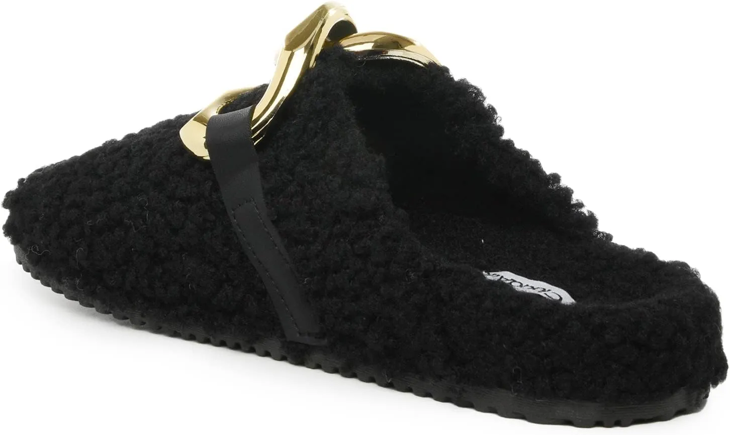 CLOUDAIR Fantsie Womens Fuzzy Slippers for House, Indoor & Outdoor - Furry Faux Plush Slipper - Lightweight & Comfortable Winter Shoes with Rubber Outsole