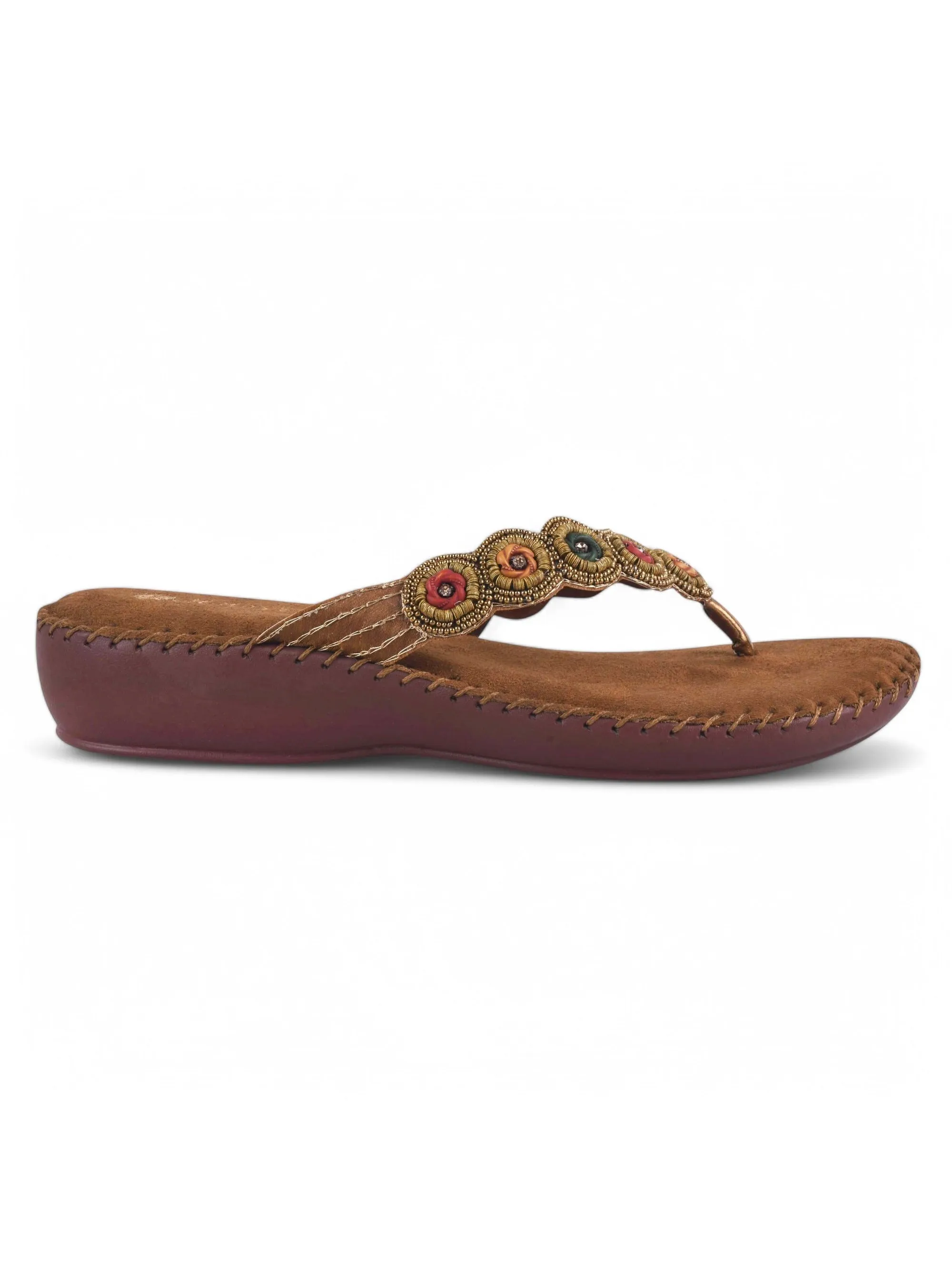 Comfy Beaded Doctor Heel Slipper