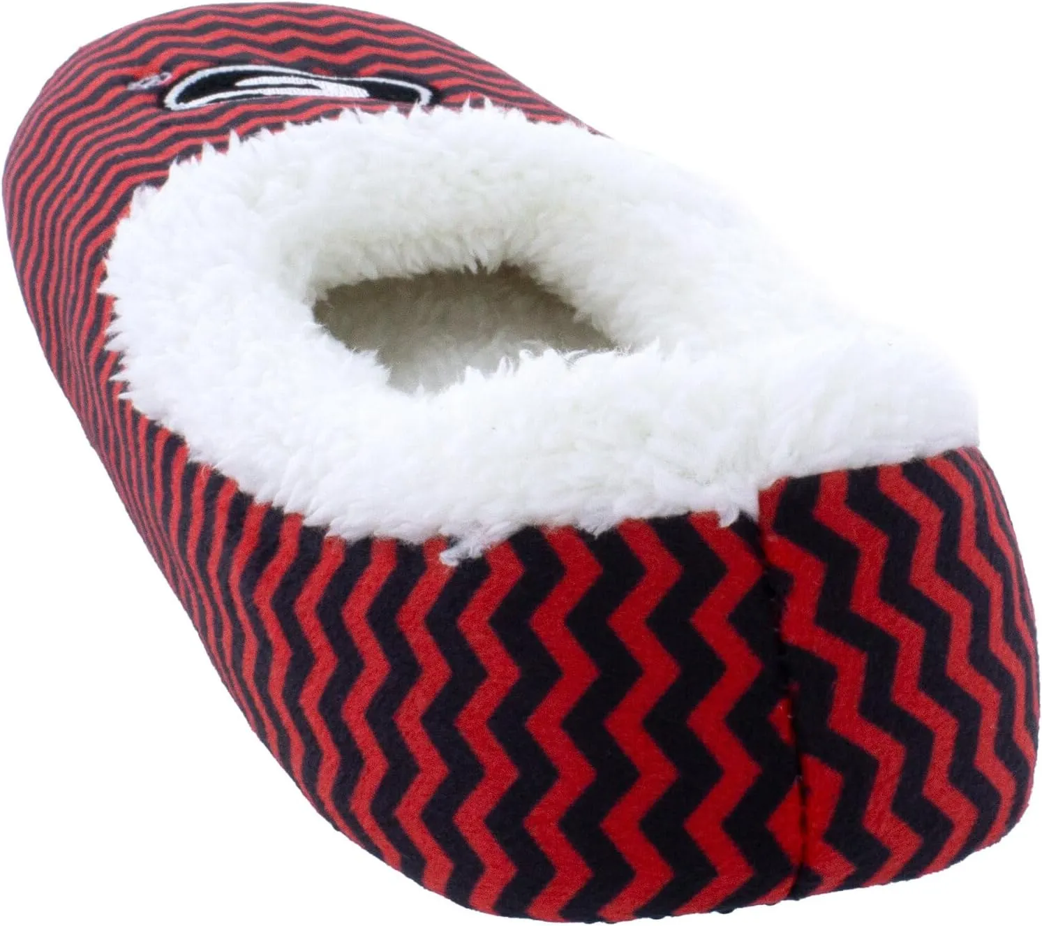 Comfy Feet NCAA Slip On Chevron Pattern Slippers