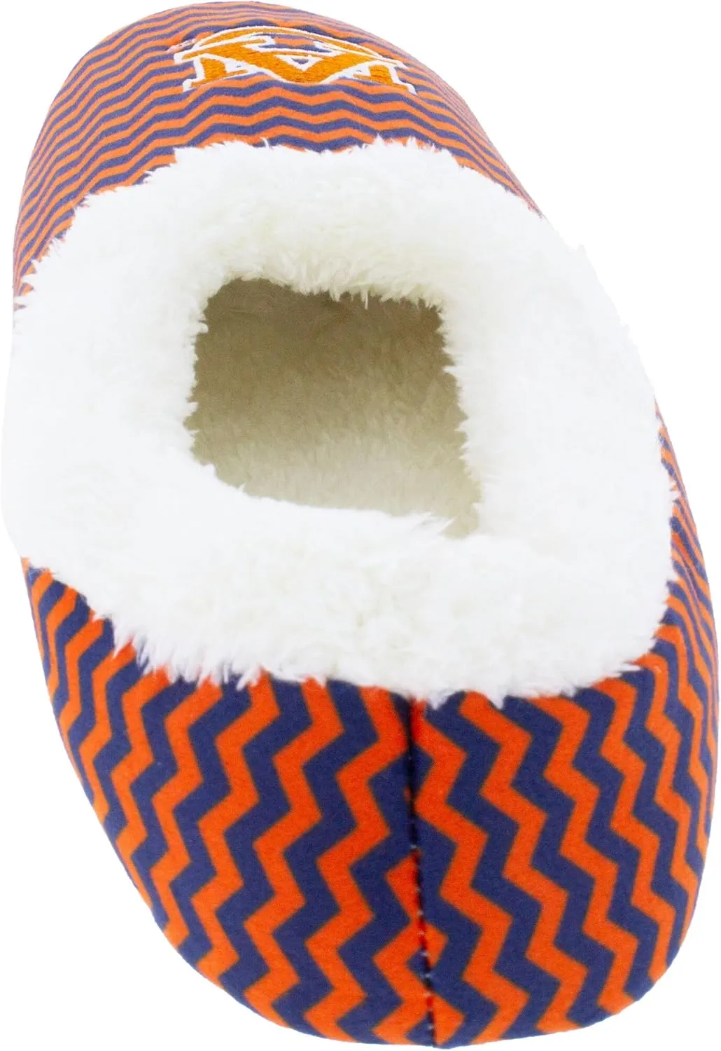 Comfy Feet NCAA Slip On Chevron Pattern Slippers