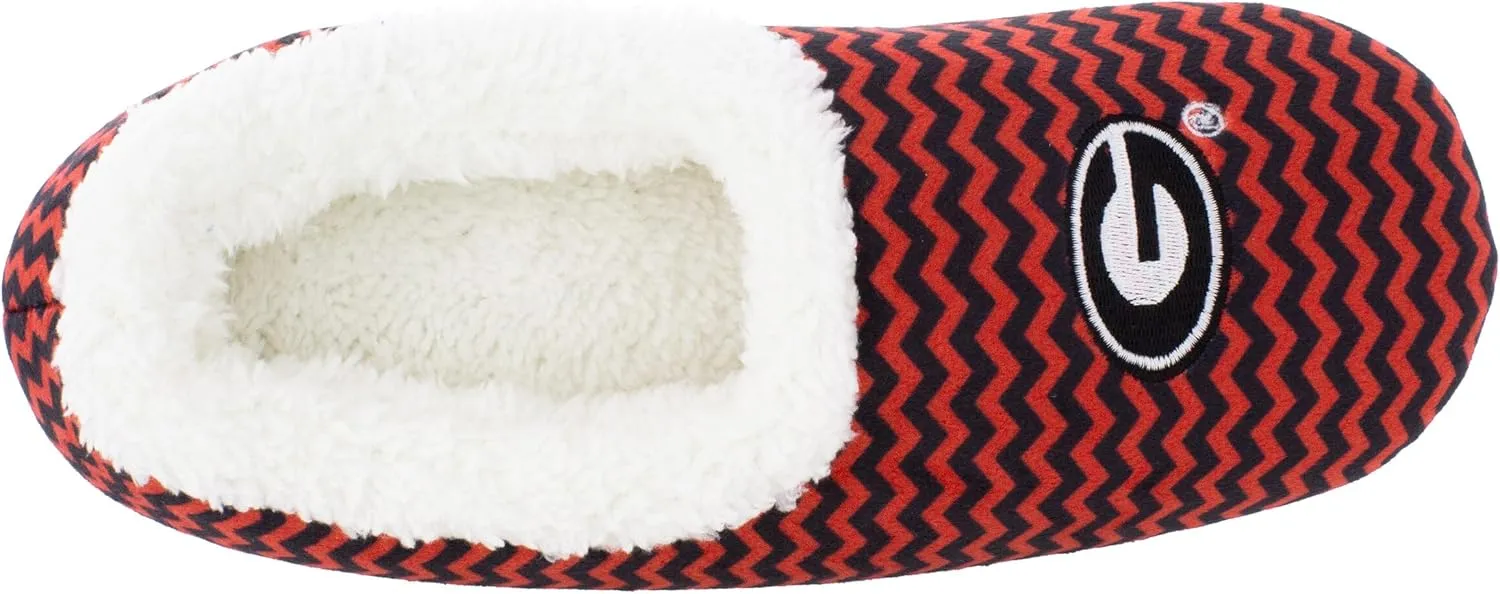 Comfy Feet NCAA Slip On Chevron Pattern Slippers