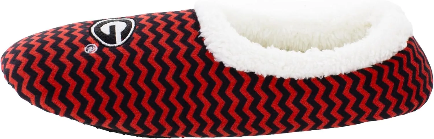 Comfy Feet NCAA Slip On Chevron Pattern Slippers
