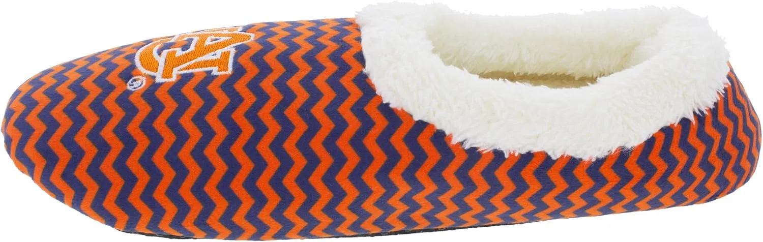 Comfy Feet NCAA Slip On Chevron Pattern Slippers