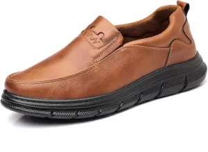 COSIDRAM Mens Casual Loafers Comfortable Soft Classic Moccasin Slip On Daily Walking Shoes