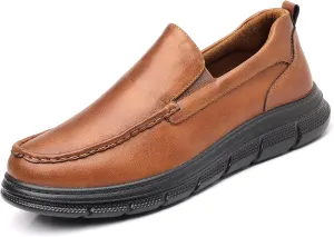 COSIDRAM Mens Casual Loafers Comfortable Soft Classic Moccasin Slip On Daily Walking Shoes