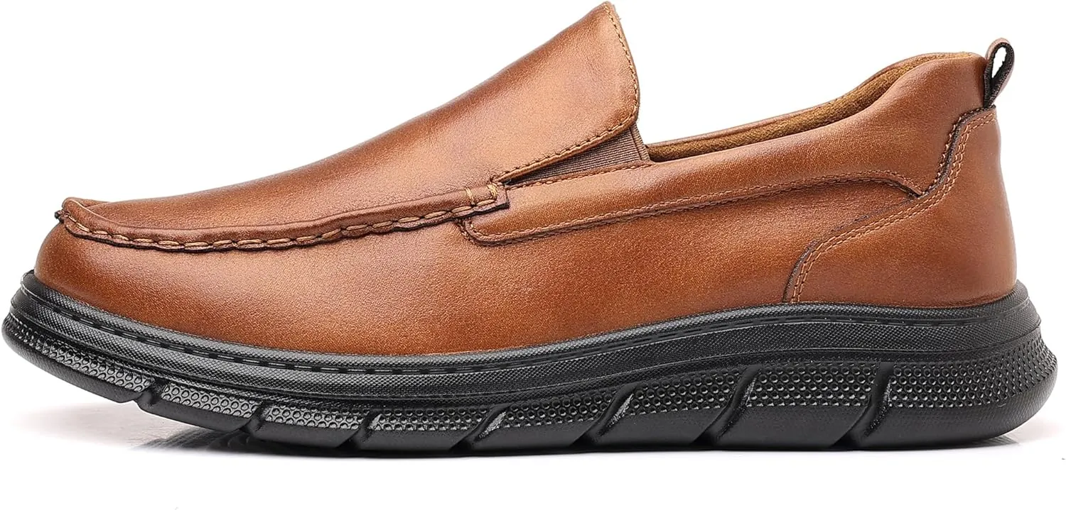 COSIDRAM Mens Casual Loafers Comfortable Soft Classic Moccasin Slip On Daily Walking Shoes