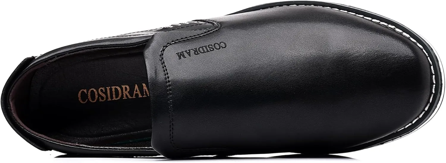 COSIDRAM Mens Casual Shoes Slip on Loafers Lightweight Hollow Out Breathable Male Shoes