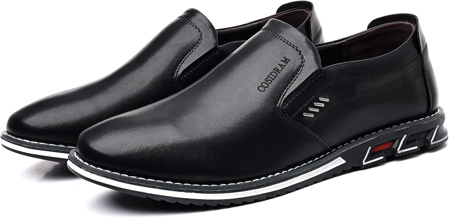 COSIDRAM Mens Casual Shoes Slip on Loafers Lightweight Hollow Out Breathable Male Shoes