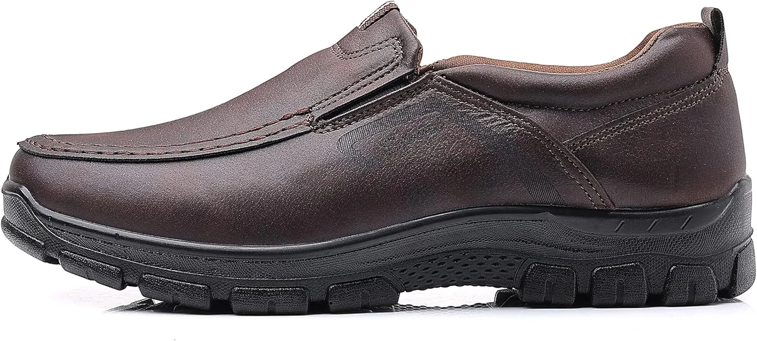 COSIDRAM Mens Loafers Slip on Shoes Casual Comfort Soft Moccasin Daily Flats Driving Walking Shoes Lightweight