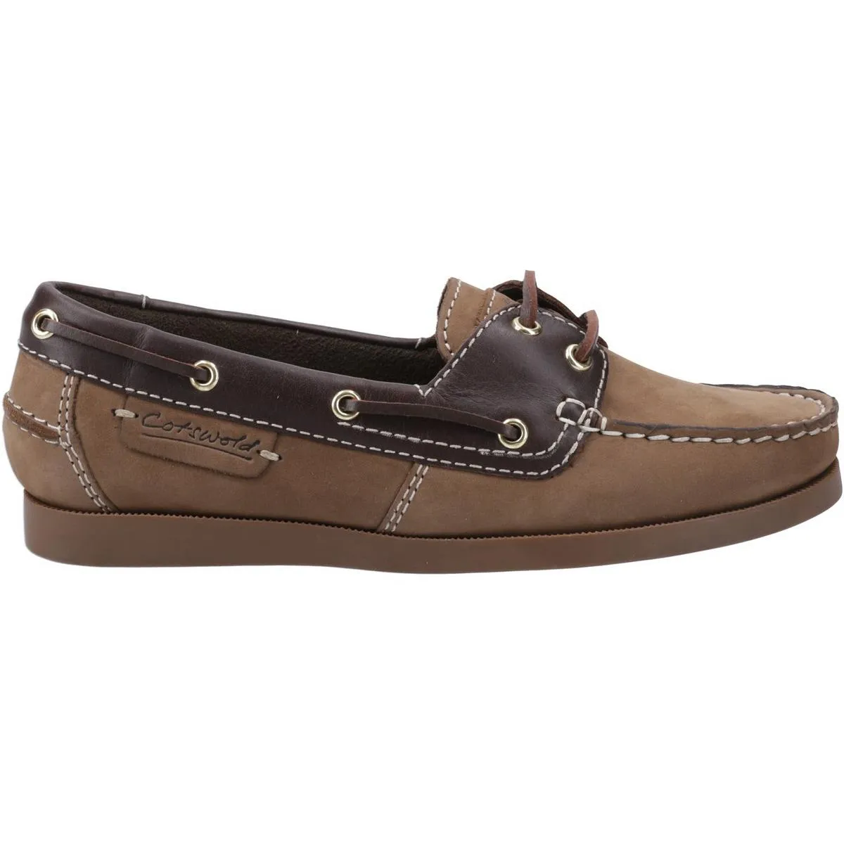 Cotswold Waterlane Shoes Taupe/Brown