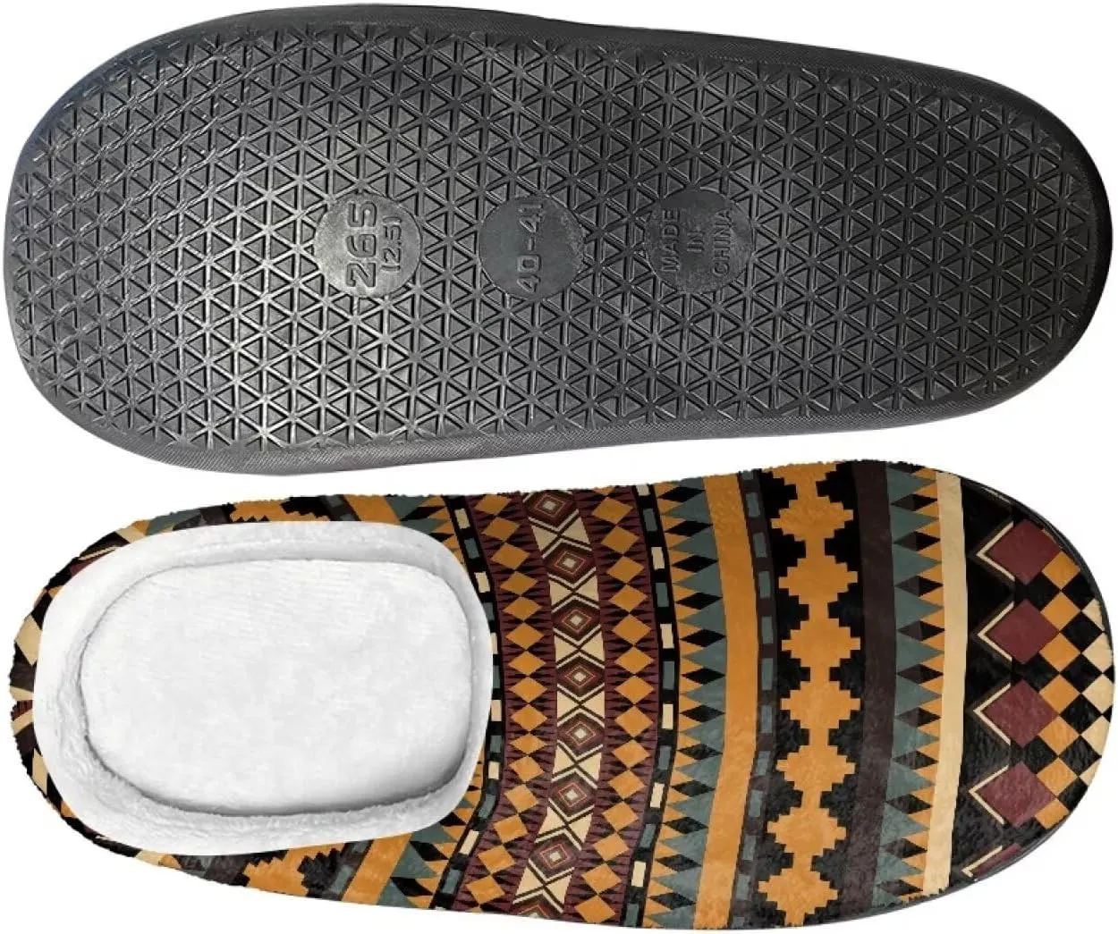 Cozy Slippers for Women - Indoor and Outdoor Cotton Slippers House Shoes with Anti-Skid Sole, Gifts for Women Men