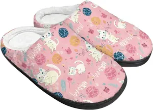 Cozy Slippers for Women - Indoor and Outdoor Cotton Slippers House Shoes with Anti-Skid Sole, Gifts for Women Men