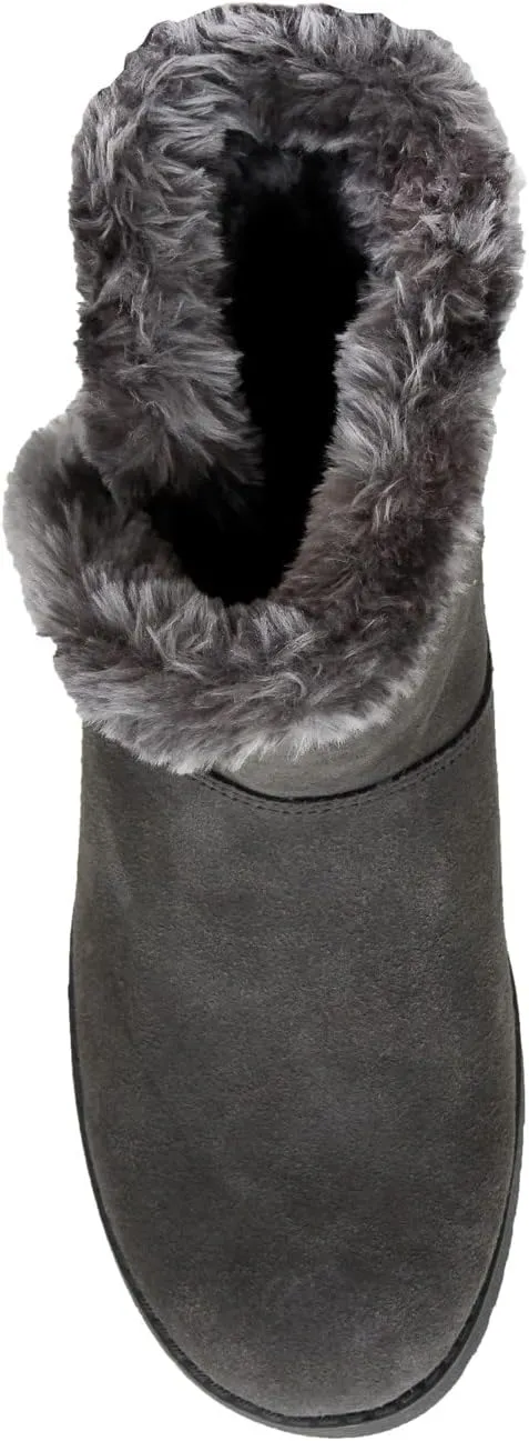 CUSHIONAIRE Women's Heather pull on boot  Memory Foam