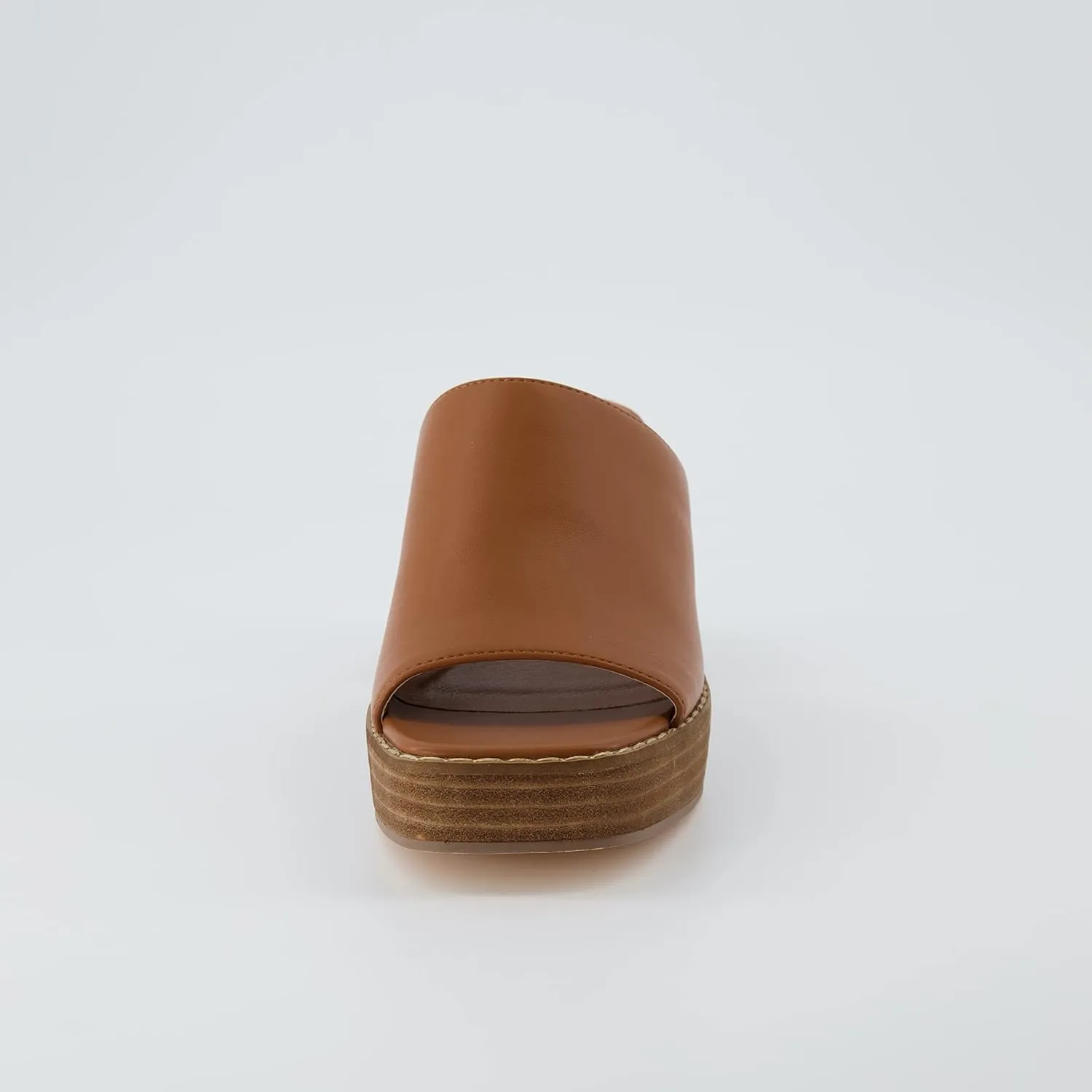 CUSHIONAIRE Women's Keeper soft one band Heel Sandal  Memory Foam, Wide Widths Available