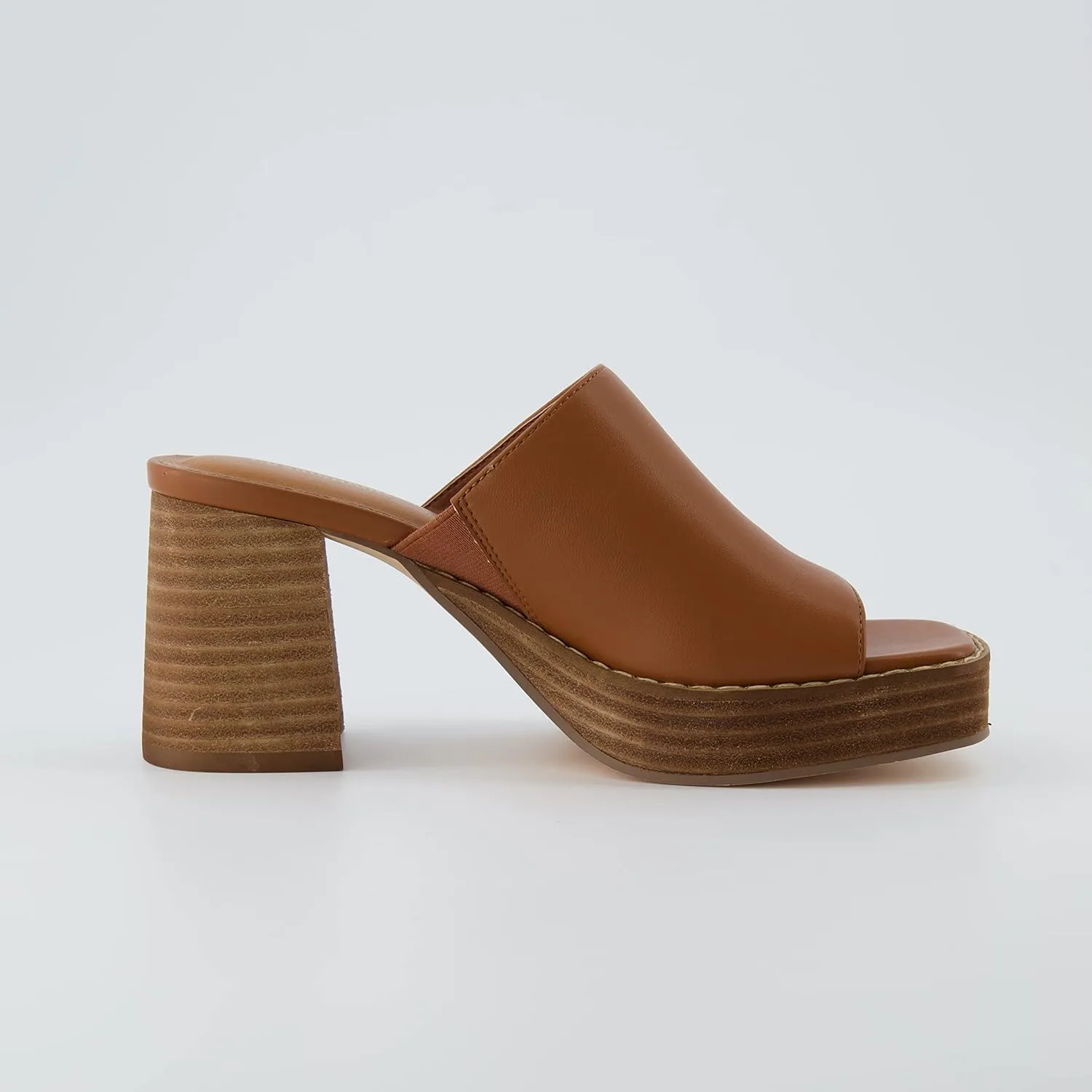 CUSHIONAIRE Women's Keeper soft one band Heel Sandal  Memory Foam, Wide Widths Available