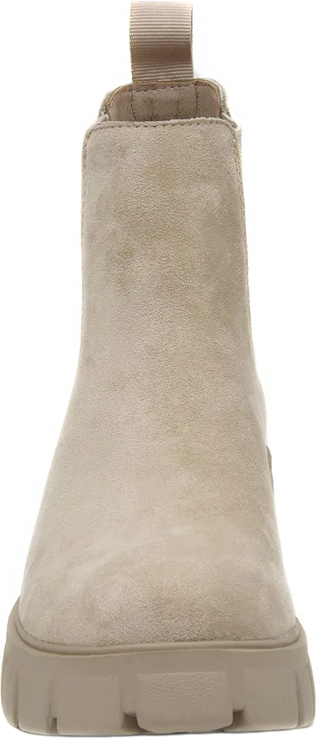 CUSHIONAIRE Women's Sasha slip on chelsea boot  Memory Foam
