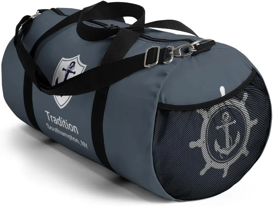 Custom Nautical Duffel Bag, Custom Boat Name Bag, Boat Accessory, Boating Gift, Nautical Yacht Gift, Personalized Anchor New Boat Owner Gift, for Gym, Travel (Coral, Large)
