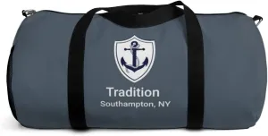 Custom Nautical Duffel Bag, Custom Boat Name Bag, Boat Accessory, Boating Gift, Nautical Yacht Gift, Personalized Anchor New Boat Owner Gift, for Gym, Travel (Coral, Large)