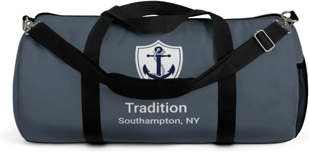 Custom Nautical Duffel Bag, Custom Boat Name Bag, Boat Accessory, Boating Gift, Nautical Yacht Gift, Personalized Anchor New Boat Owner Gift, for Gym, Travel (Coral, Large)
