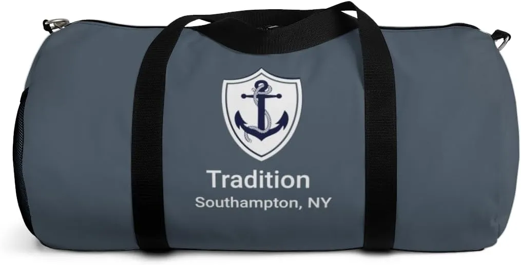 Custom Nautical Duffel Bag, Custom Boat Name Bag, Boat Accessory, Boating Gift, Nautical Yacht Gift, Personalized Anchor New Boat Owner Gift, for Gym, Travel (Coral, Large)