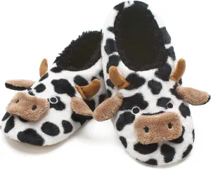 Cute Animal Slippers for Kids Girls Women, Fuzzy House Socks with Soft Anti-Skid Soles - Unique Gifts for Mom and Animal Lovers!