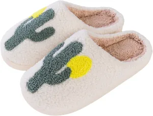 Cute Strawberry Pattern Women's Bedroom Slippers - Warm, Soft, Fuzzy, Non-Slip