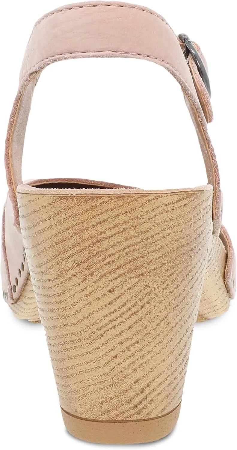 Dansko Taytum Closed-Toe Assymetrical Sandal for Women - Quality Leathers Treated with Scotchgard for Stain Resistance - Cushioned, Contoured Footbed for All-Day Comfort