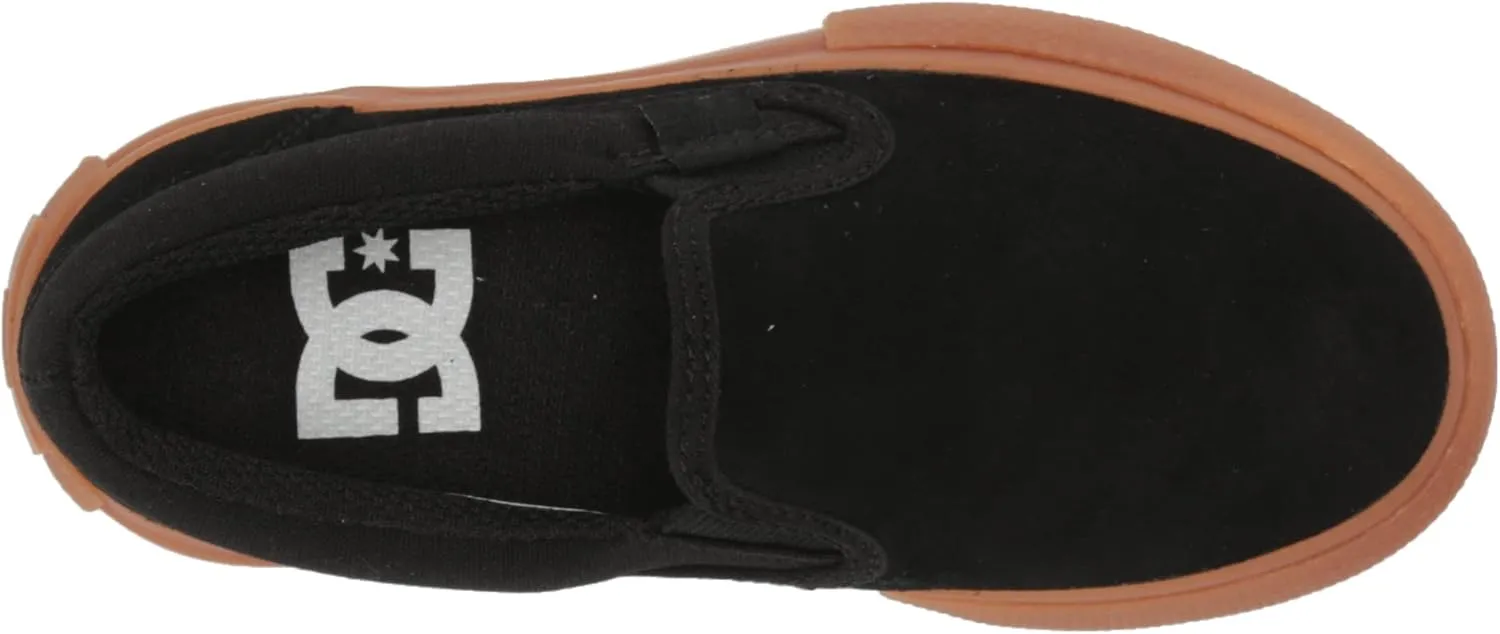 DC Unisex-Child Manual Slip-on Youth Skate Shoe