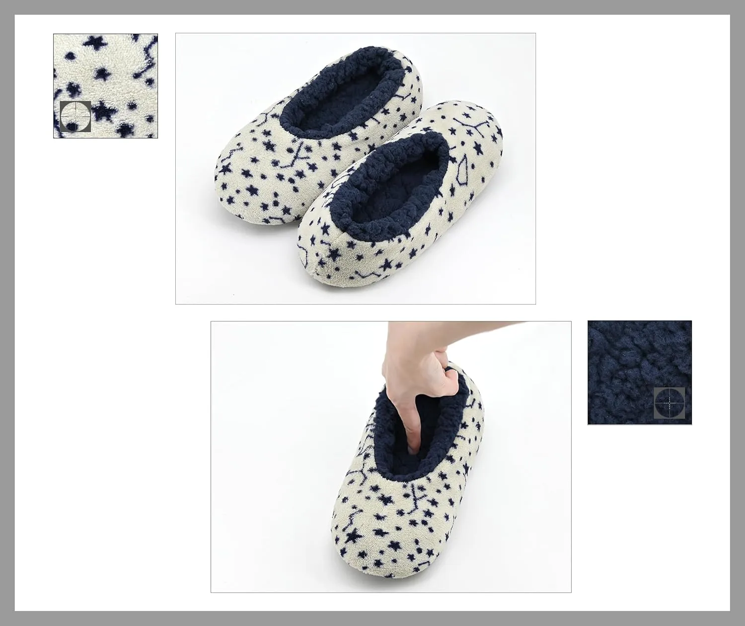 DICUIRD Slipper Socks For Women With Grippers, Fuzzy With Non Slip Bottoms, Cozy Warm Fuzzy Slippers